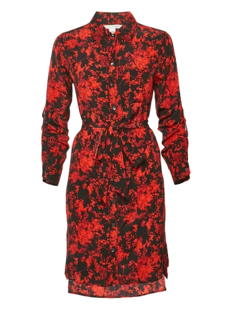 DVF Diane von Furstenberg floral-print belted dress