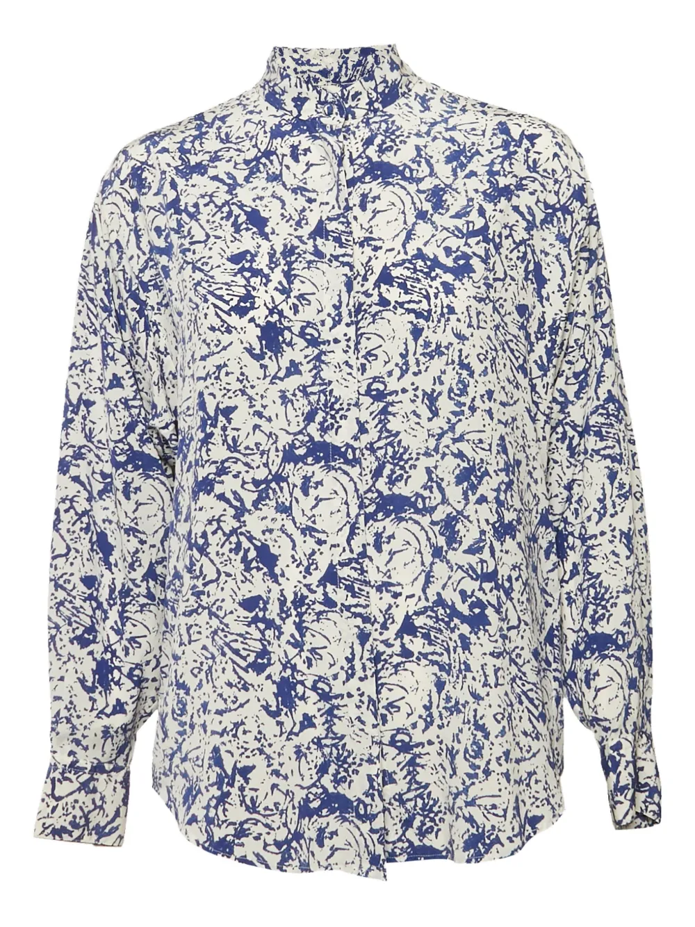 ISABEL MARANT Hemd mit Malerei-Print | Blau | Image 1