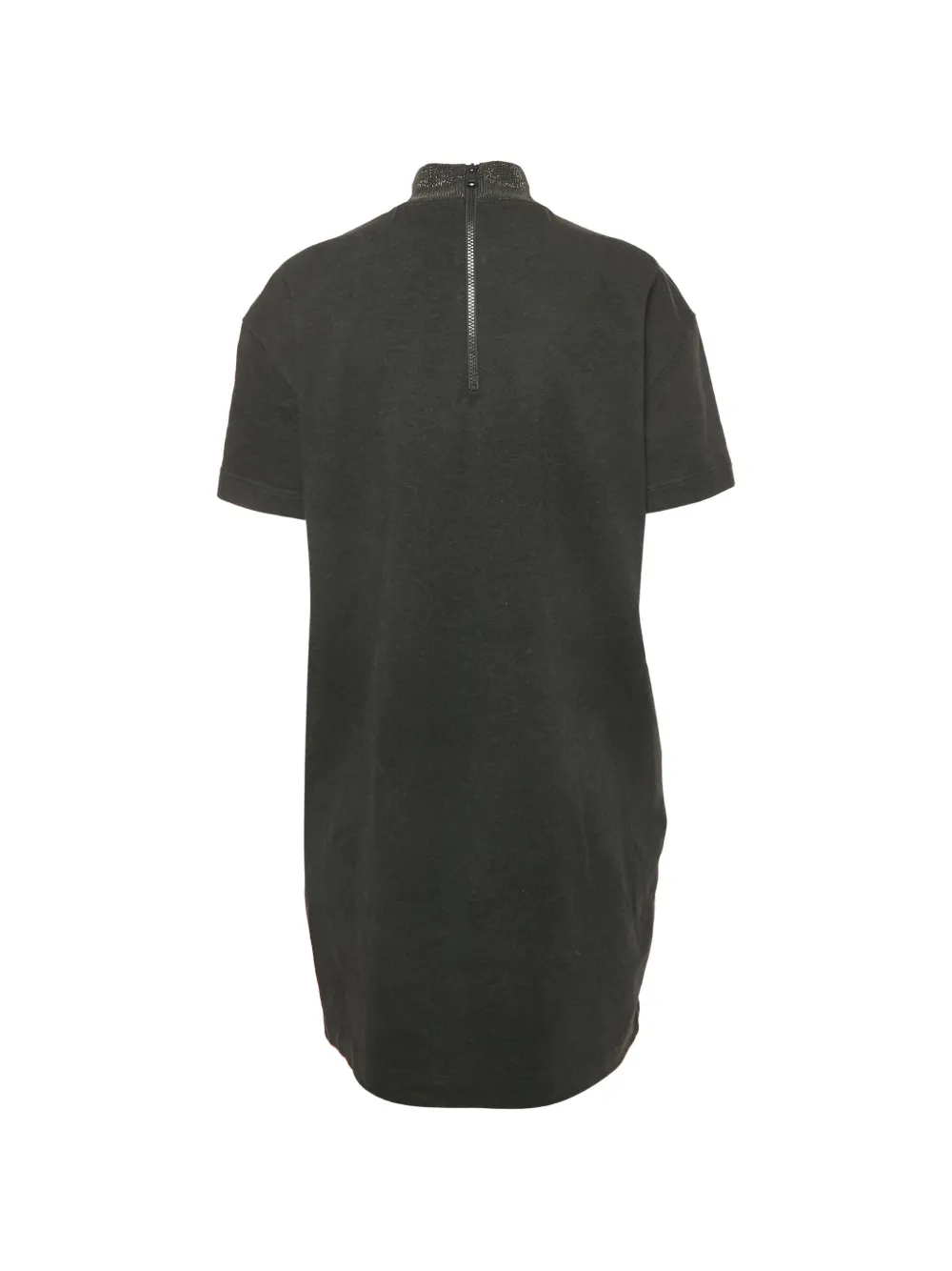 Brunello Cucinelli collar-embellished dress - Grijs