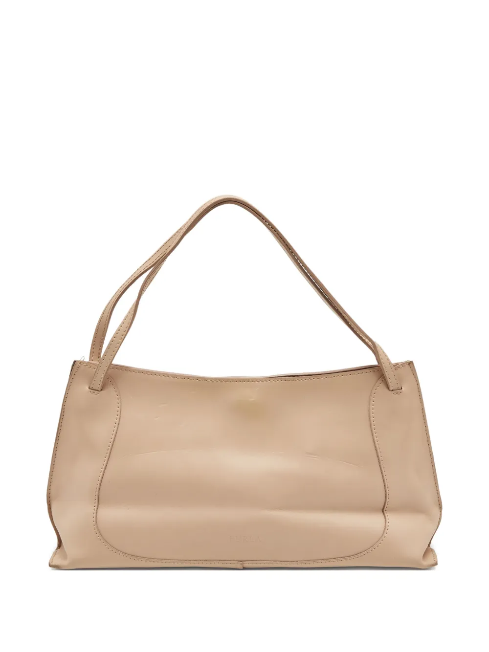 Pre-owned Furla 1168343 Orange In Neutral