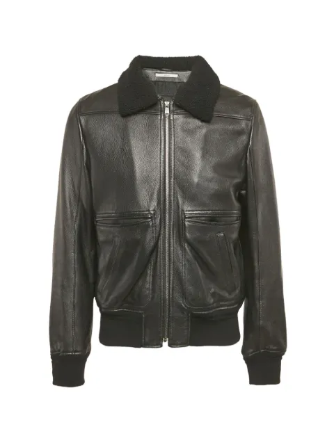 Saint Laurent Pre-Owned leather jacket