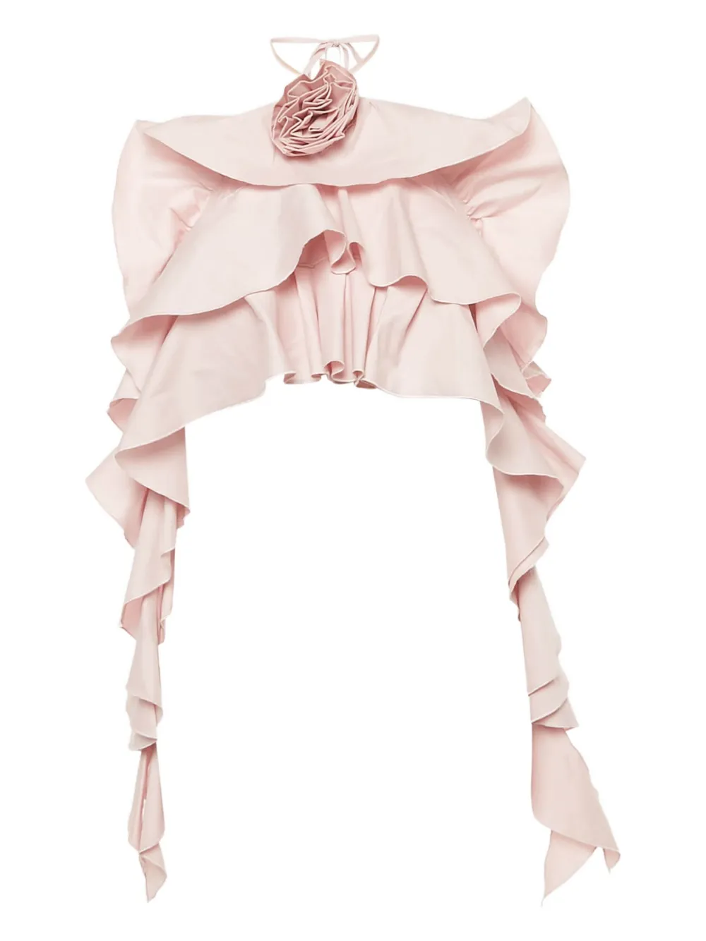 Blumarine top con detalle de rosa | rosado | Image 1