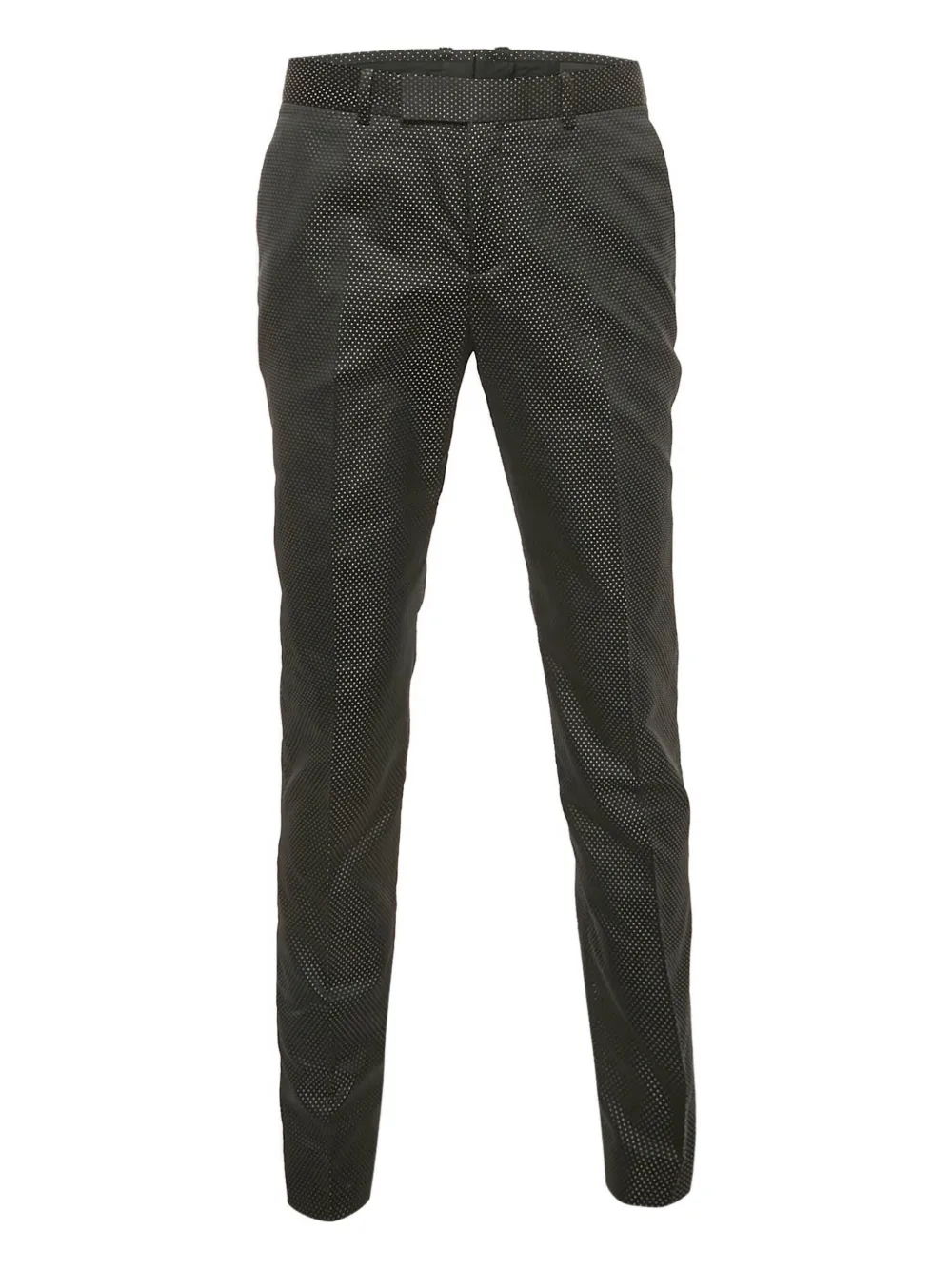 Pre-owned Alexander Mcqueen Jacquard Satin Trousers In Black