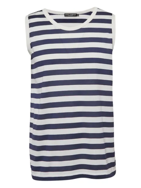 Dolce & Gabbana Pre-Owned striped sleeveless top