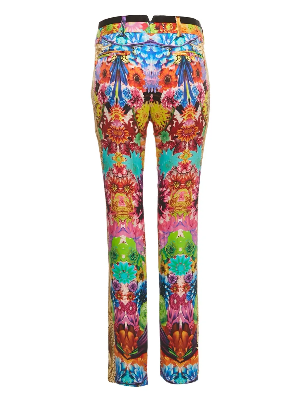 Roberto Cavalli Vintage Broek met bloemenprint - Blauw