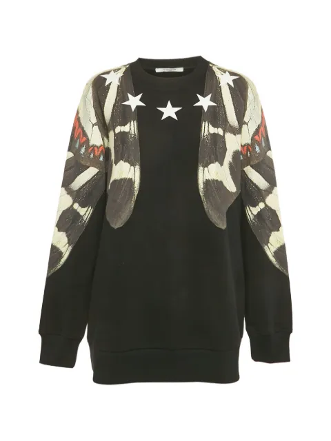 Givenchy Pre-Owned sudadera tejida con motivo de mariposa