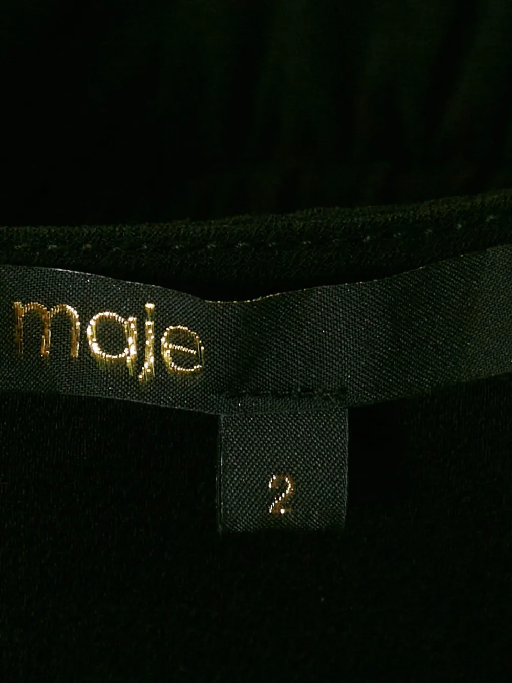 Maje robe courte à fronces | Image 2