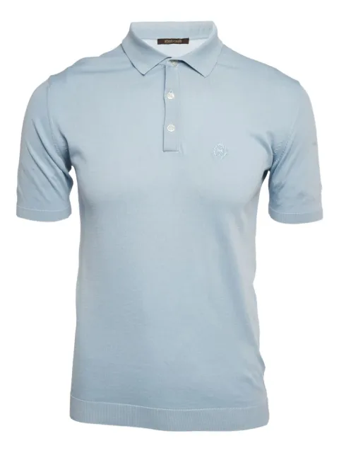 Roberto Cavalli silk-knit polo shirt