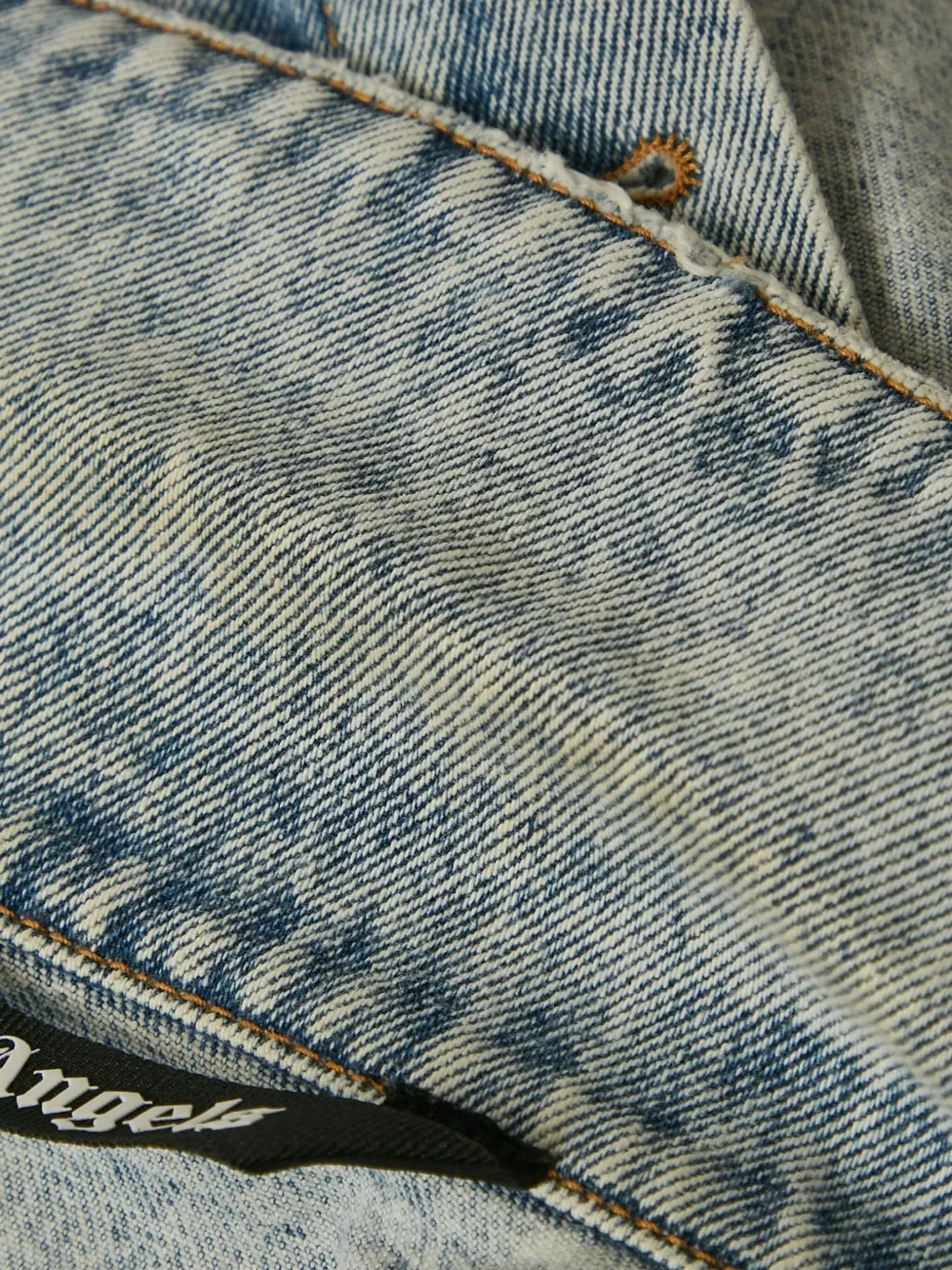 Palm Angels patch-pocket denim jacket | Image 2
