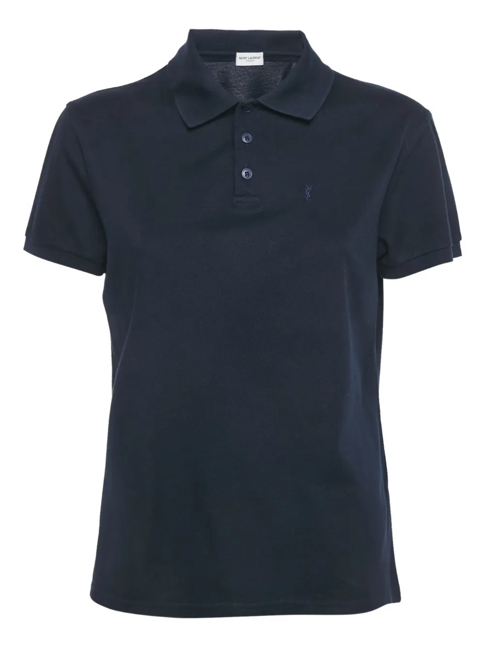 Pre-owned Saint Laurent Cotton Polo Shirt In Blue