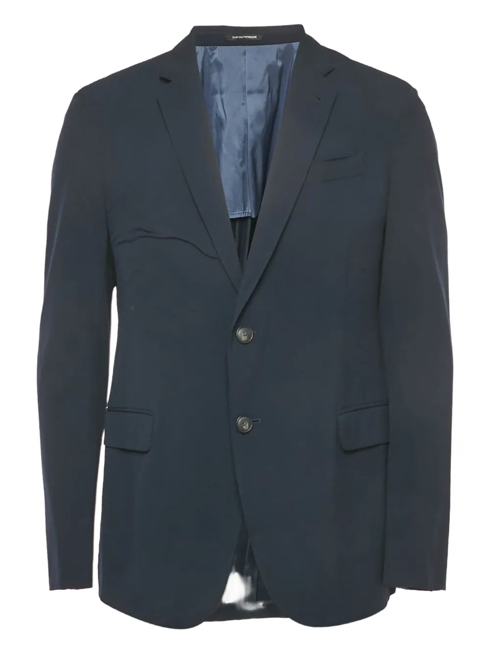 Emporio Armani Pre-Owned Blazer monopetto - Blu