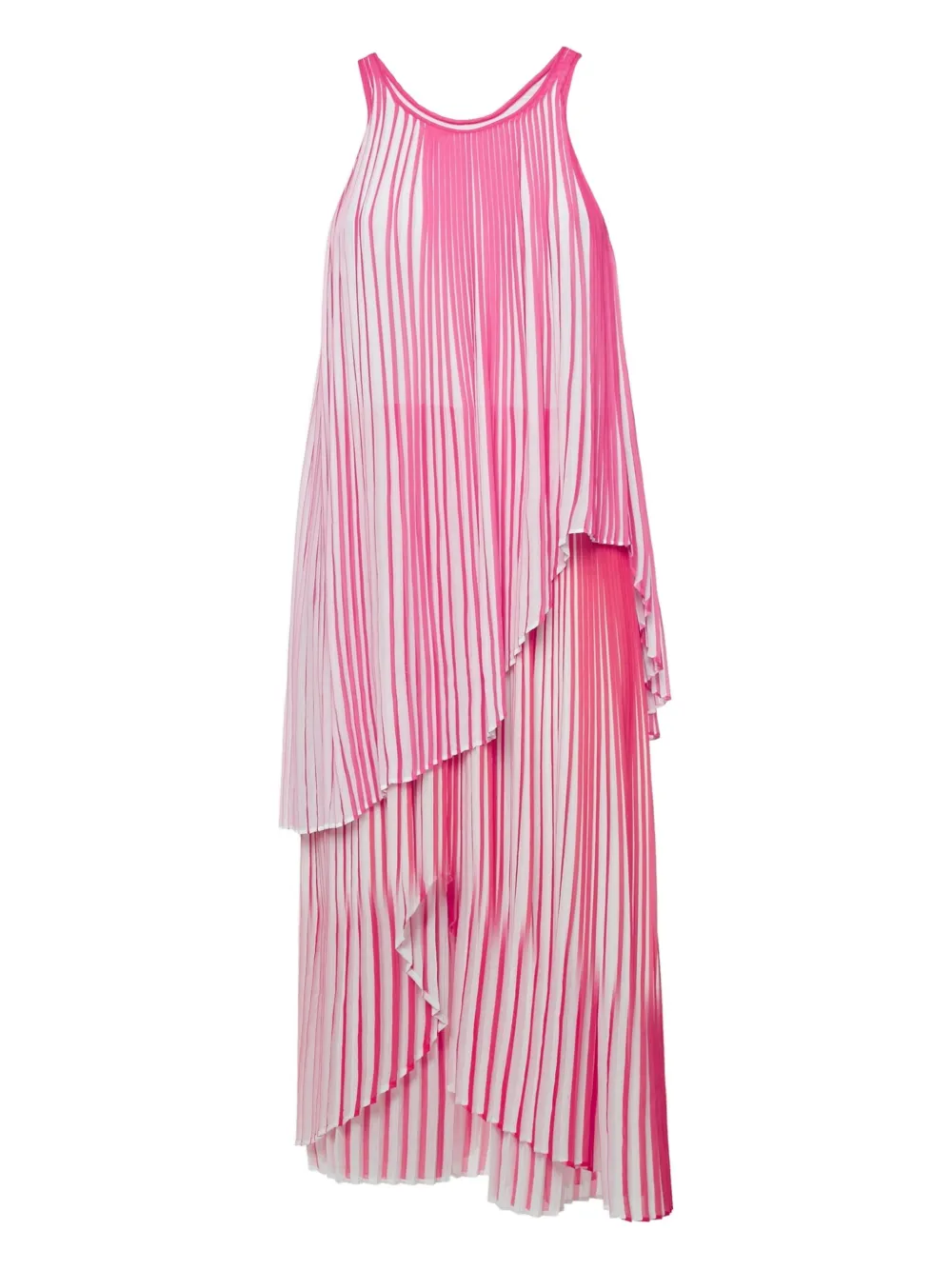 Stella McCartney Pre-Owned pleated stripe dress - Pink