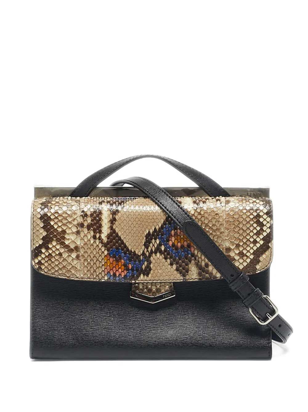 Click to view more detailed imagery on our partner's website Pre-owned Fendi Demi Jour Cross Body Bag In Black