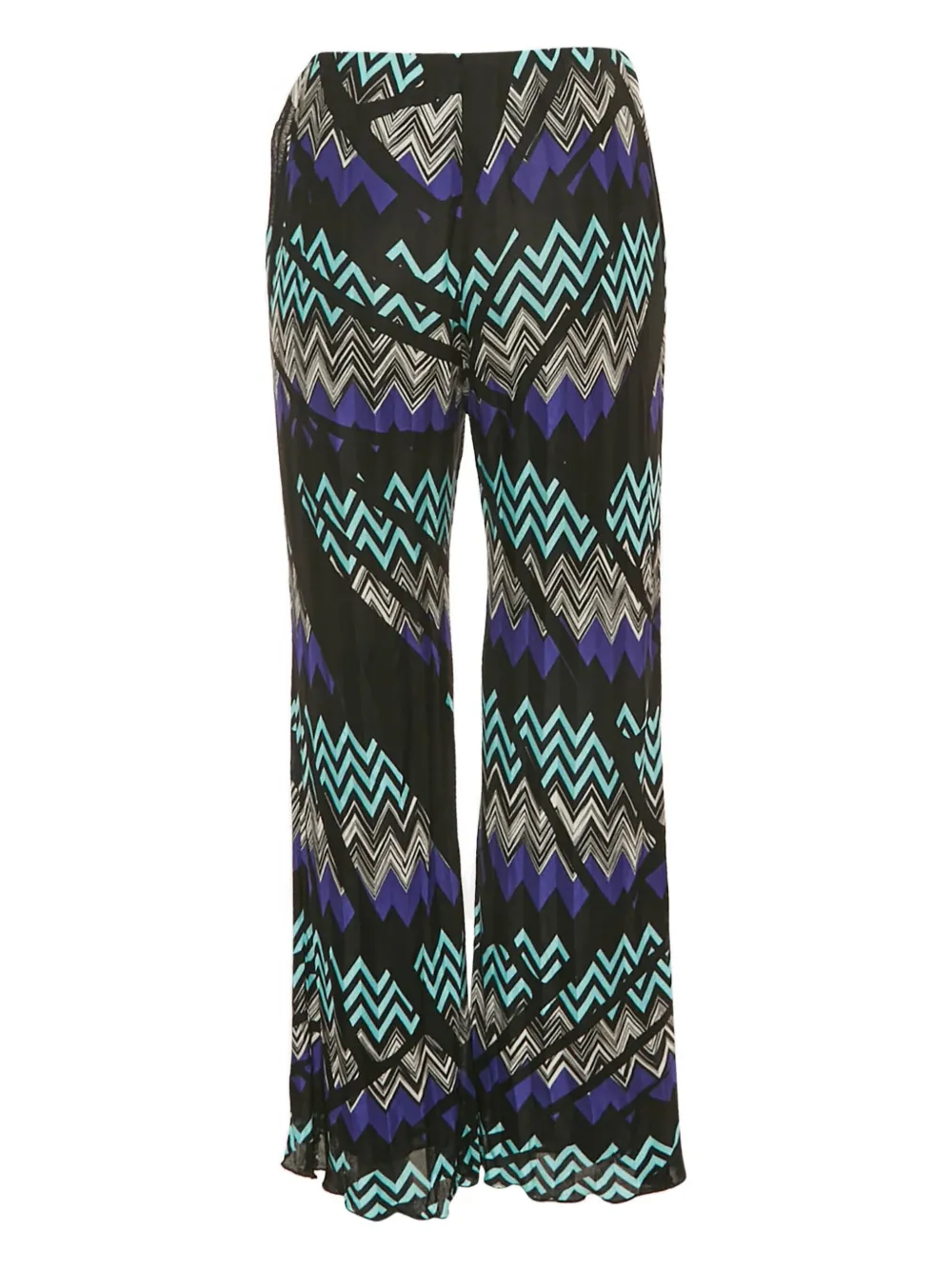 Missoni Pre-Owned Broek met zigzagpatroon - Zwart