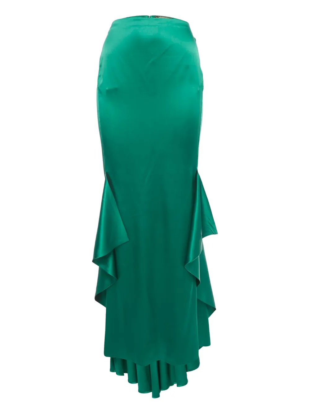 Roberto Cavalli Gonna con ruches - Verde