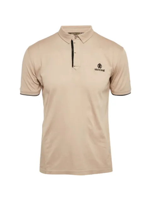 Roberto Cavalli embroidery-logo polo shirt