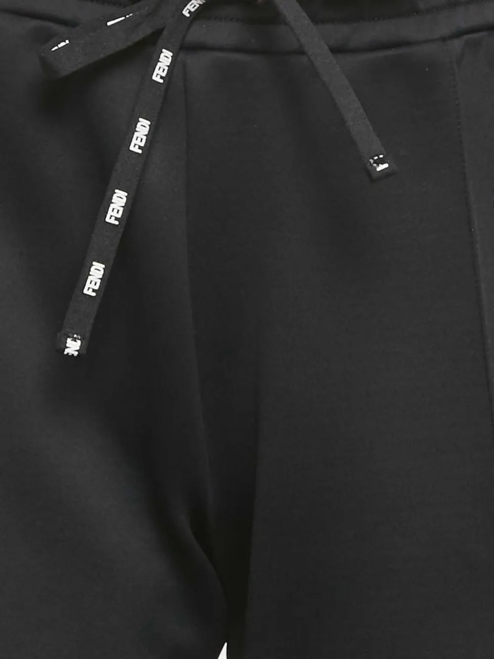 Fendi Pre-Owned Jersey broek met print - Zwart