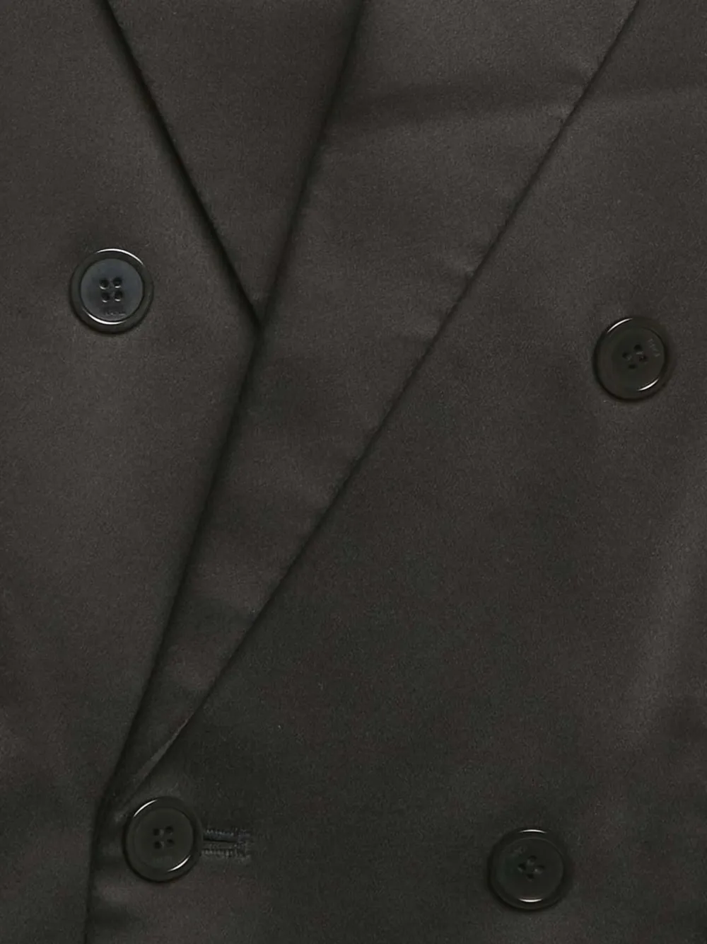 Pre-owned Karl Lagerfeld Satin Pleated Gilet In Black