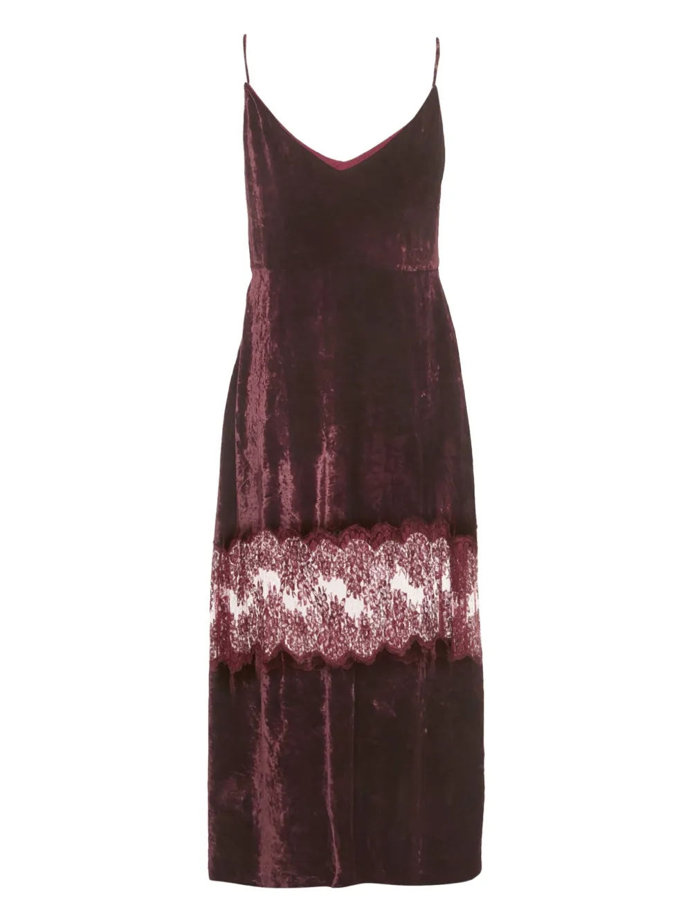 Stella McCartney Pre-Owned Abito con inserti in pizzo | rosso | Image 1