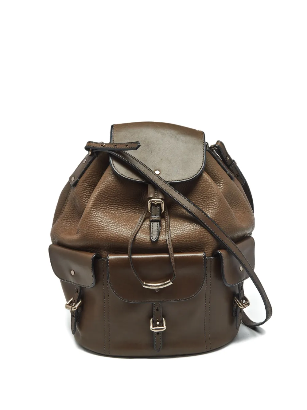 Burberry Pre-Owned Borsa a spalla con coulisse - Marrone