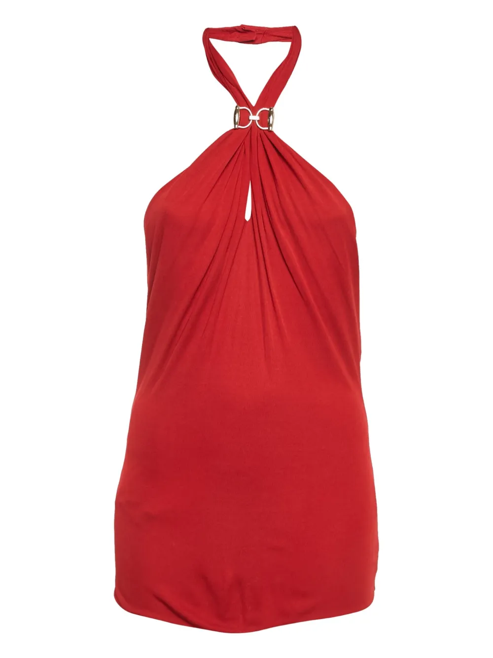 Gucci Pre-Owned top Horsebit con cuello halter | rojo | Image 1