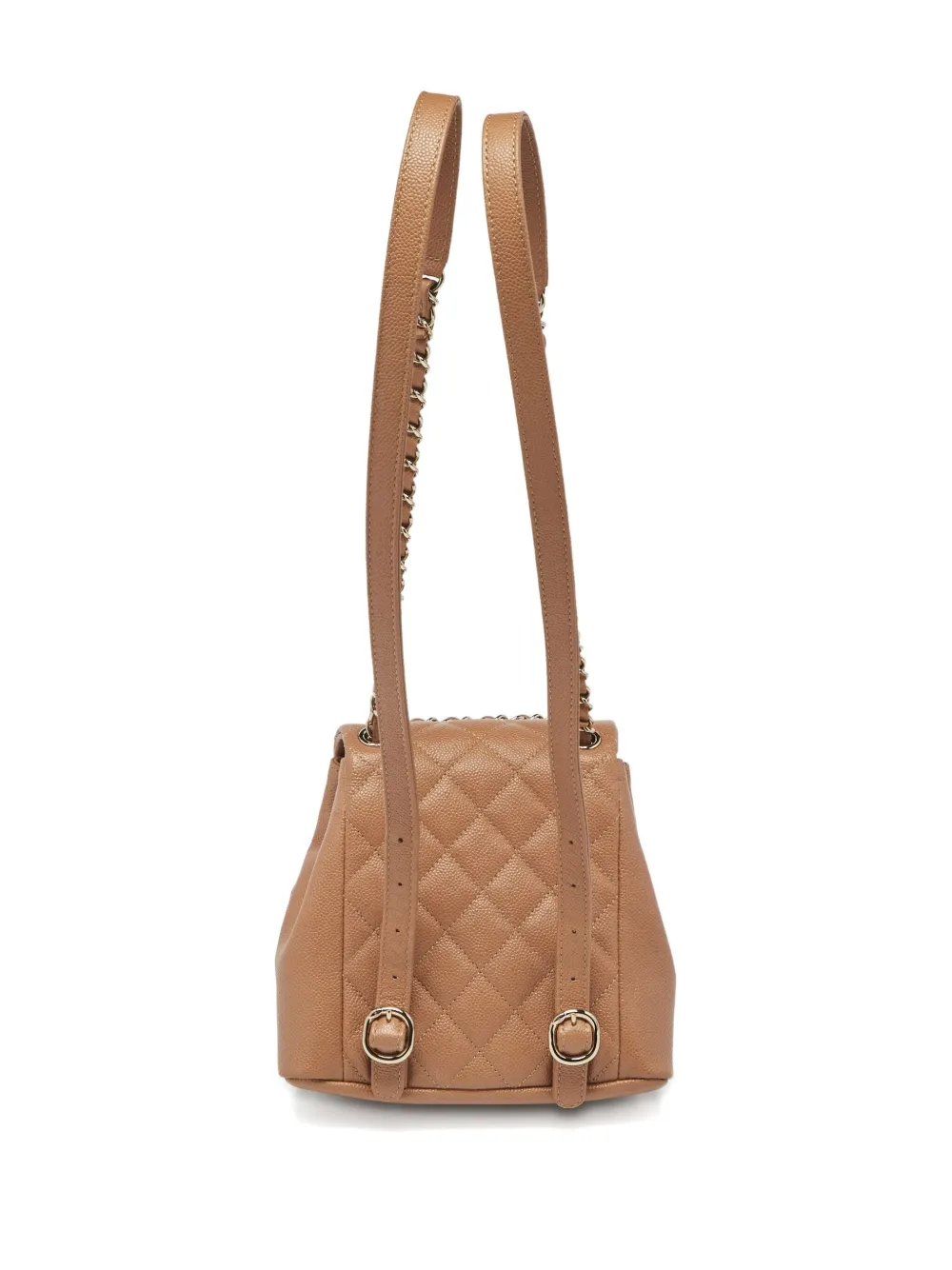 Pre-owned Chanel Mini Duma Backpack In Brown