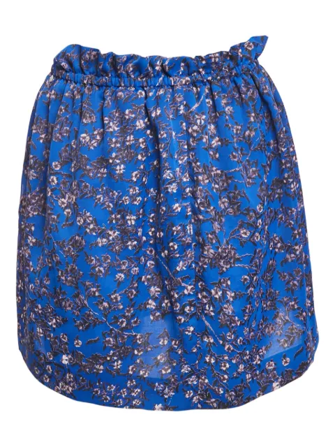 See by Chloé floral-print ruffled skirt