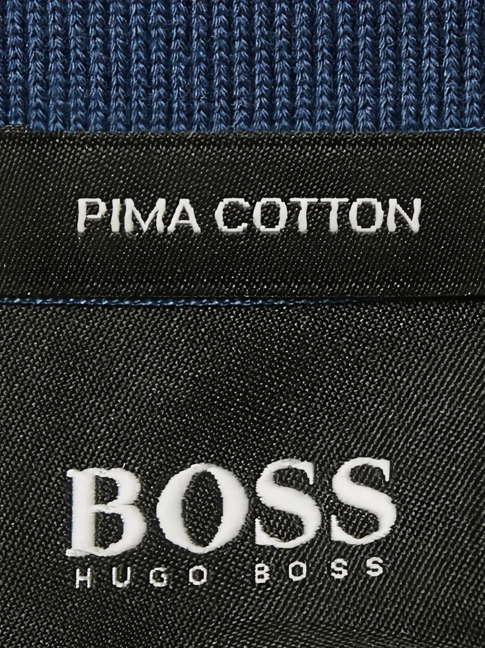 Pre-owned Hugo Boss Logo-detail Cotton Polo Shirt In Gray
