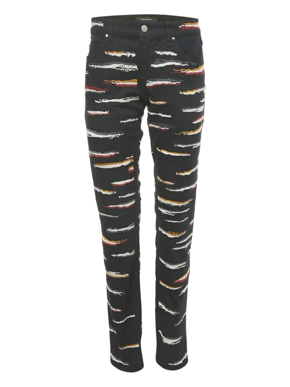 MARANT ÉTOILE Pantaloni con stampa grafica - Nero