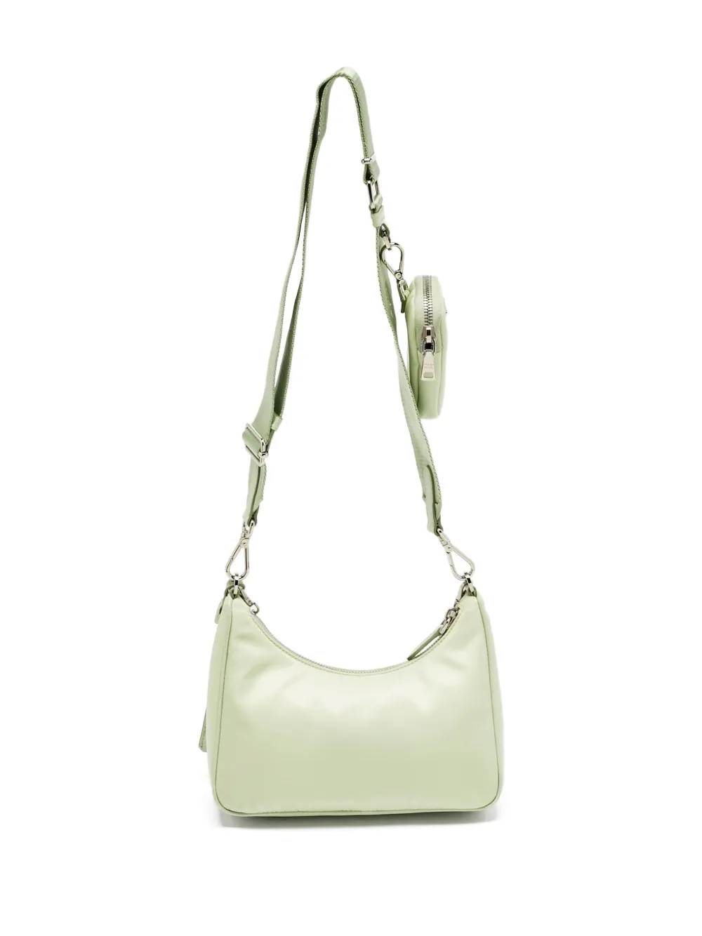 Pre-owned Prada 2005 Re-edition Chain Strap Bag In Green