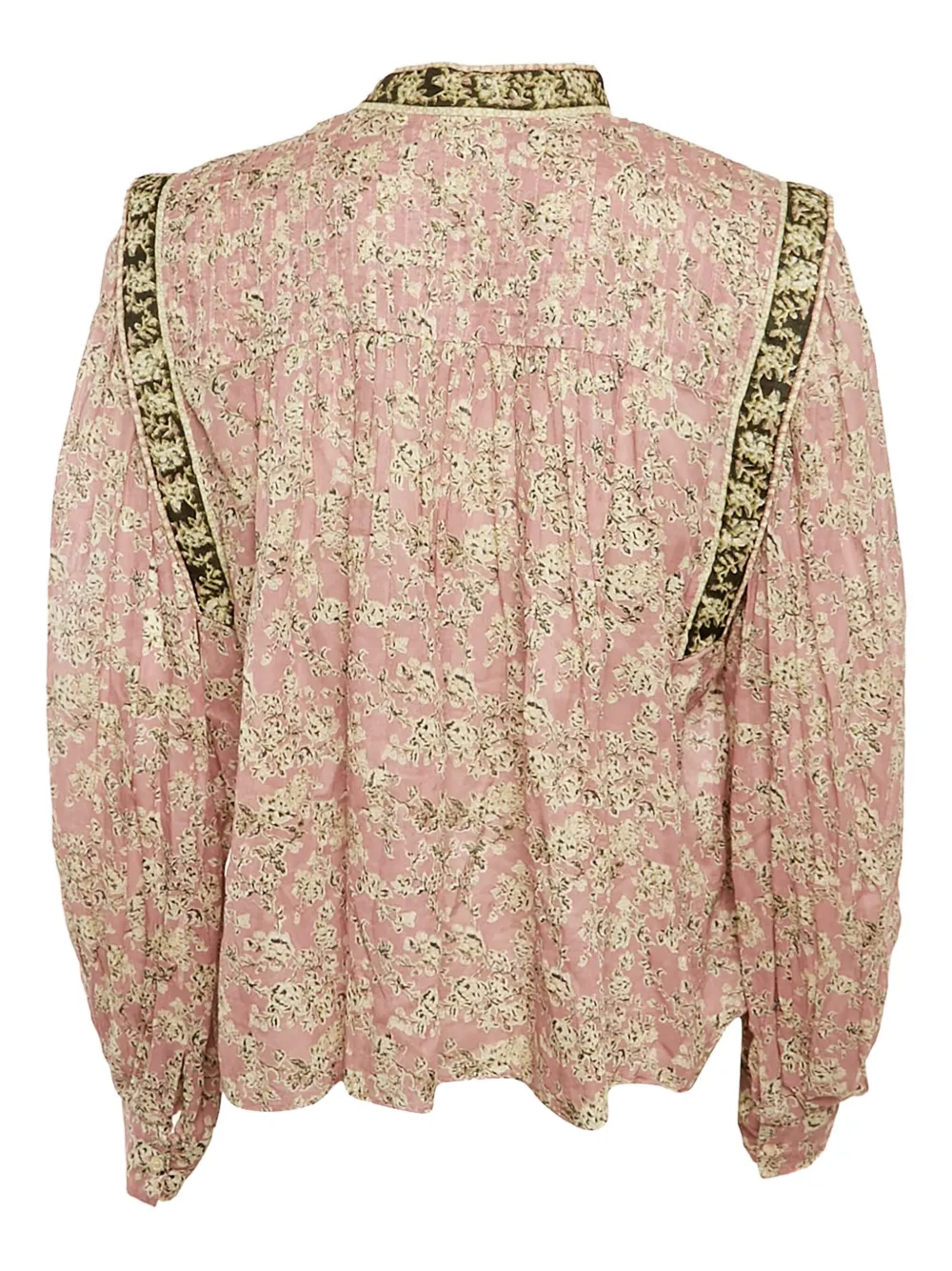 MARANT ÉTOILE Geraffte Bluse mit Blumen-Print | Image 2