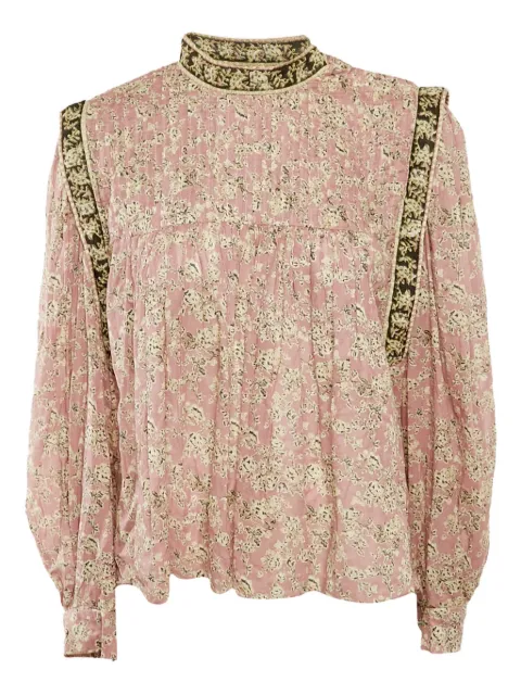 MARANT ÉTOILE floral-print gathered blouse