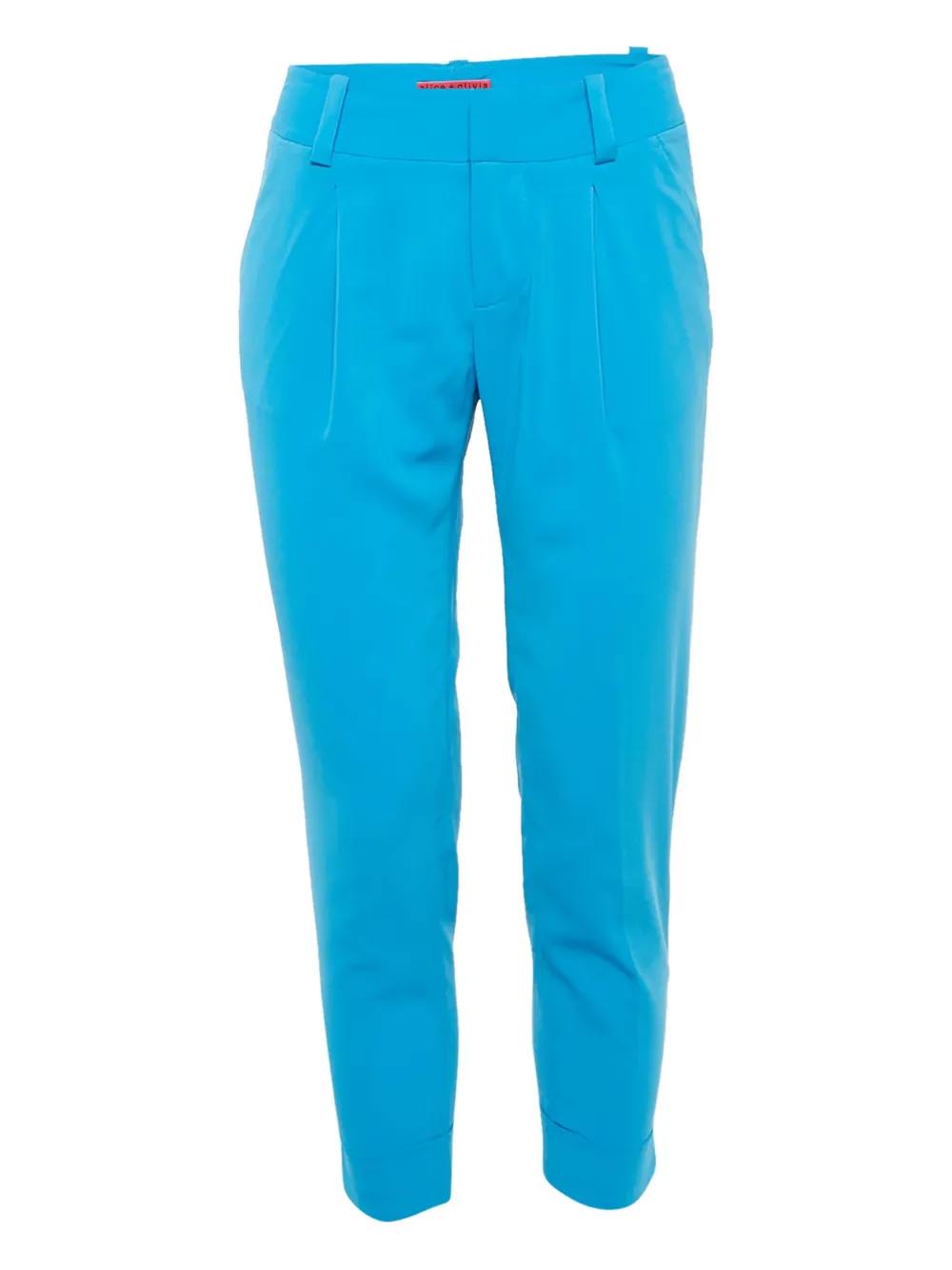 Pre-owned Alice And Olivia Silk Pants In Blue