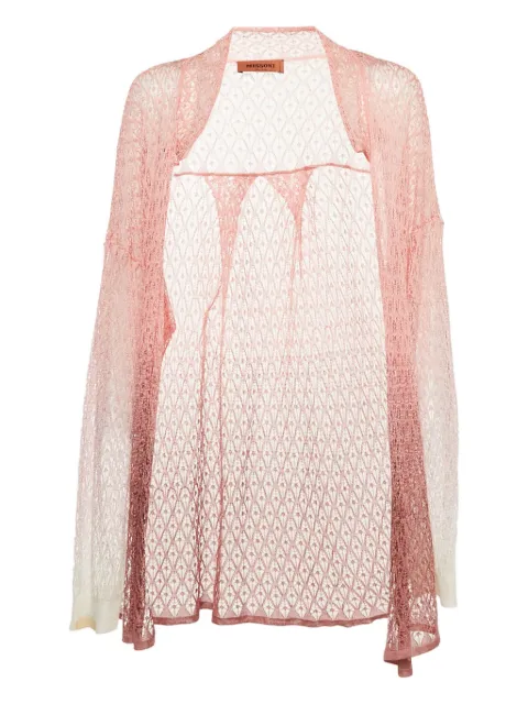 Missoni Pre-Owned crochet-knit sheer cardigan