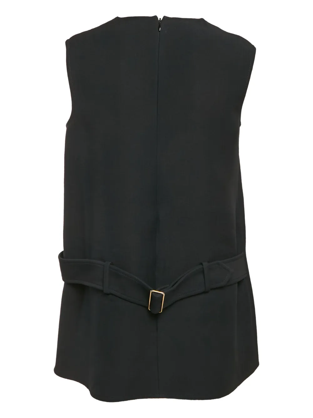 DIOR Pre-owned Patch-pocket Sleeveless Blouse In Black