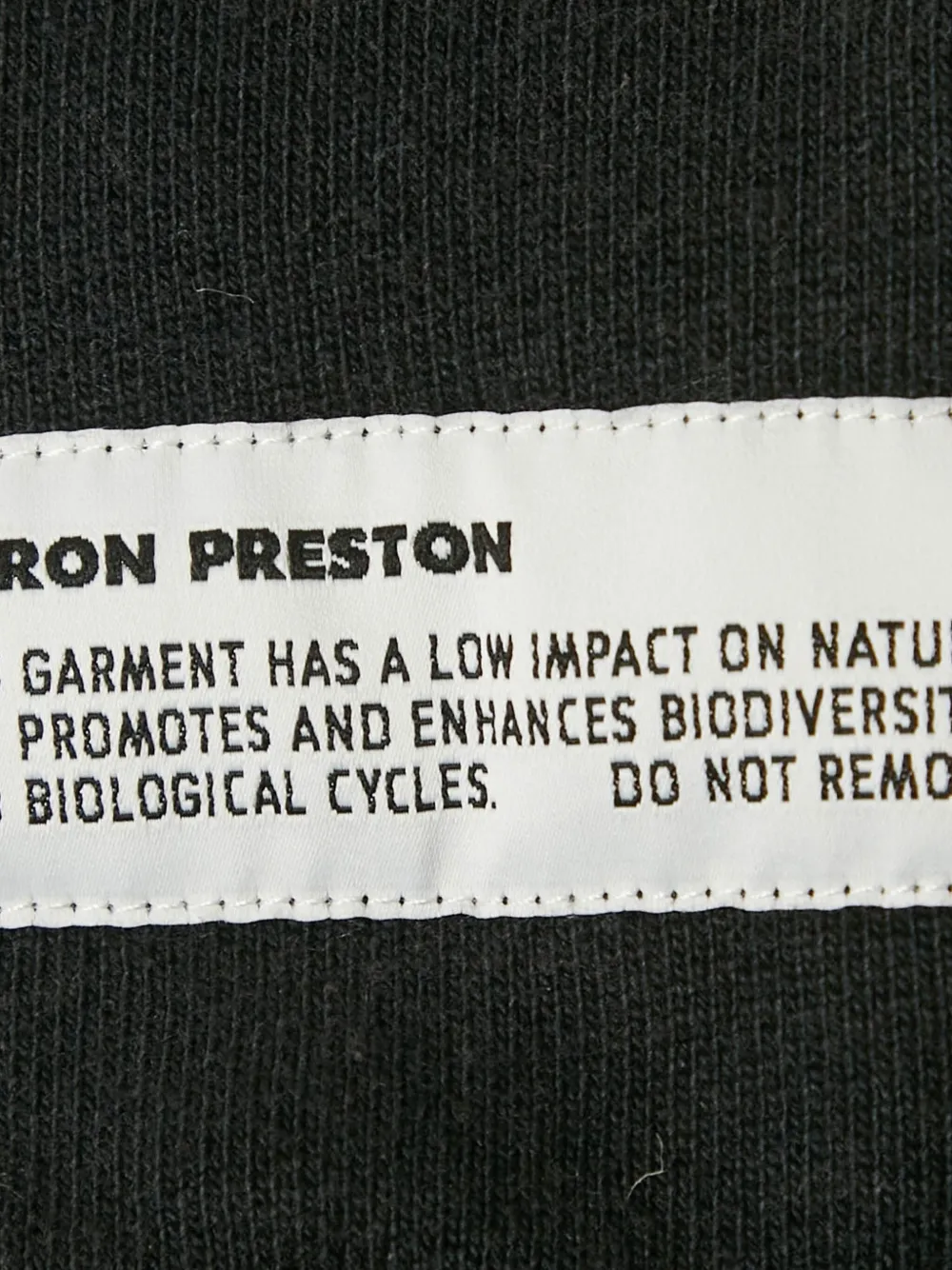 Pre-owned Heron Preston Graphic-print Zip-up Hoodie In Black