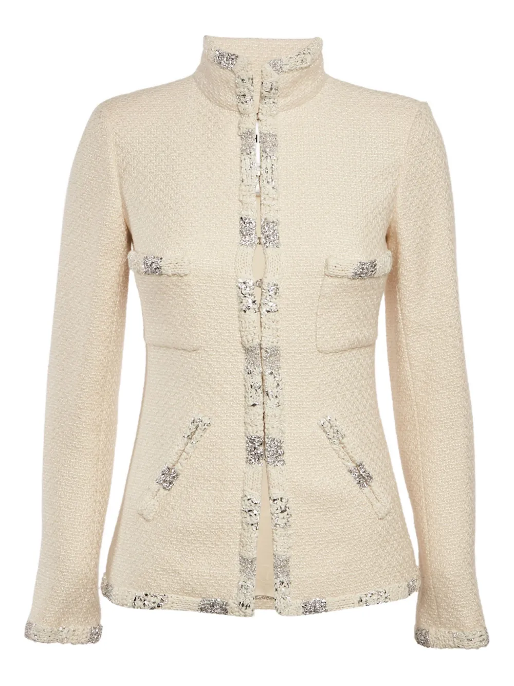 CHANEL Pre-Owned Giacca con decorazione - Toni neutri