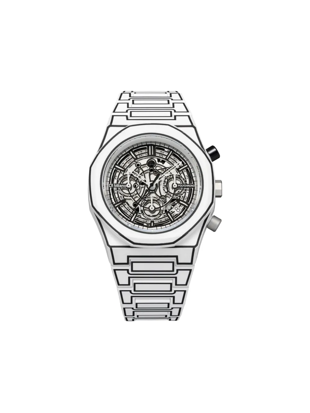 D1 Milano Polychrono 40.5mm In Metallic
