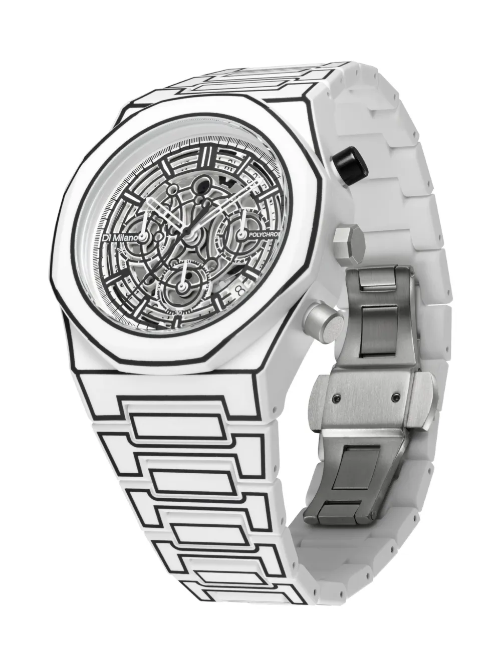 D1 Milano Polychrono 40.5mm In Metallic