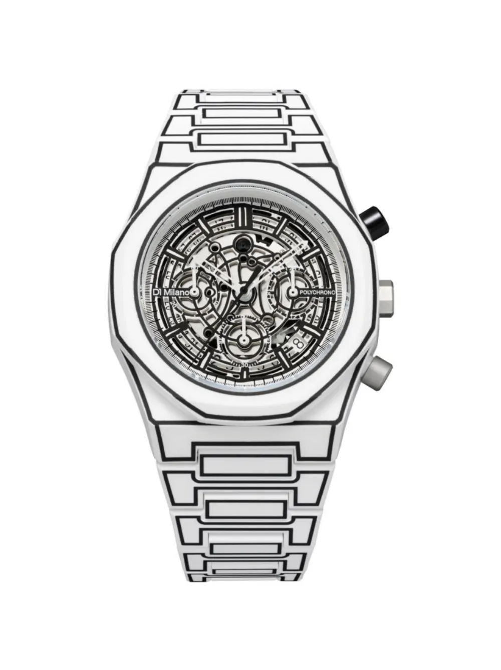 D1 Milano Polychrono 40.5mm - Bianco