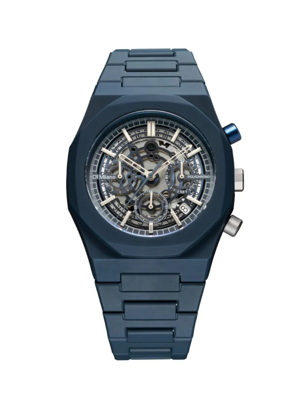D1 Milano Polychrono 40,5mm - Blu