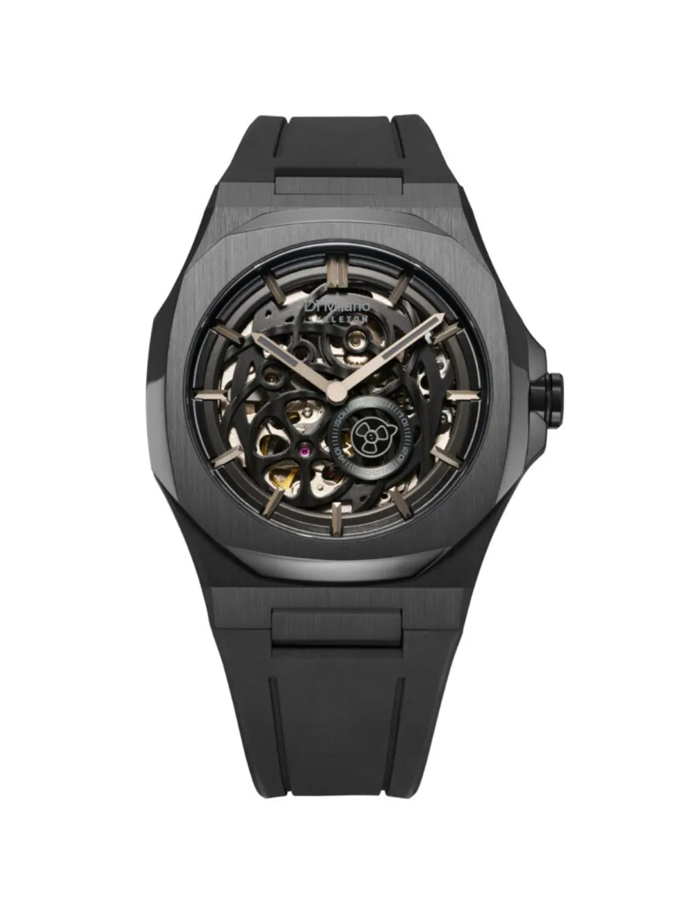 D1 Milano Skeleton 41,5mm - Nero