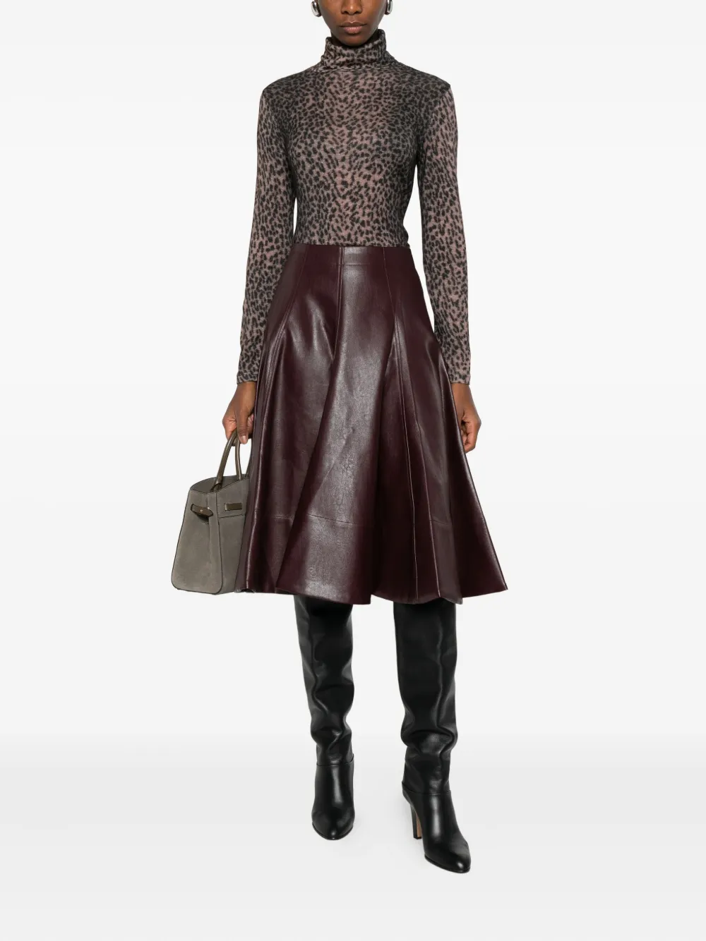 Majestic Filatures leopard-print turtleneck top | T-Shirts & Jersey Shirts | Image 2