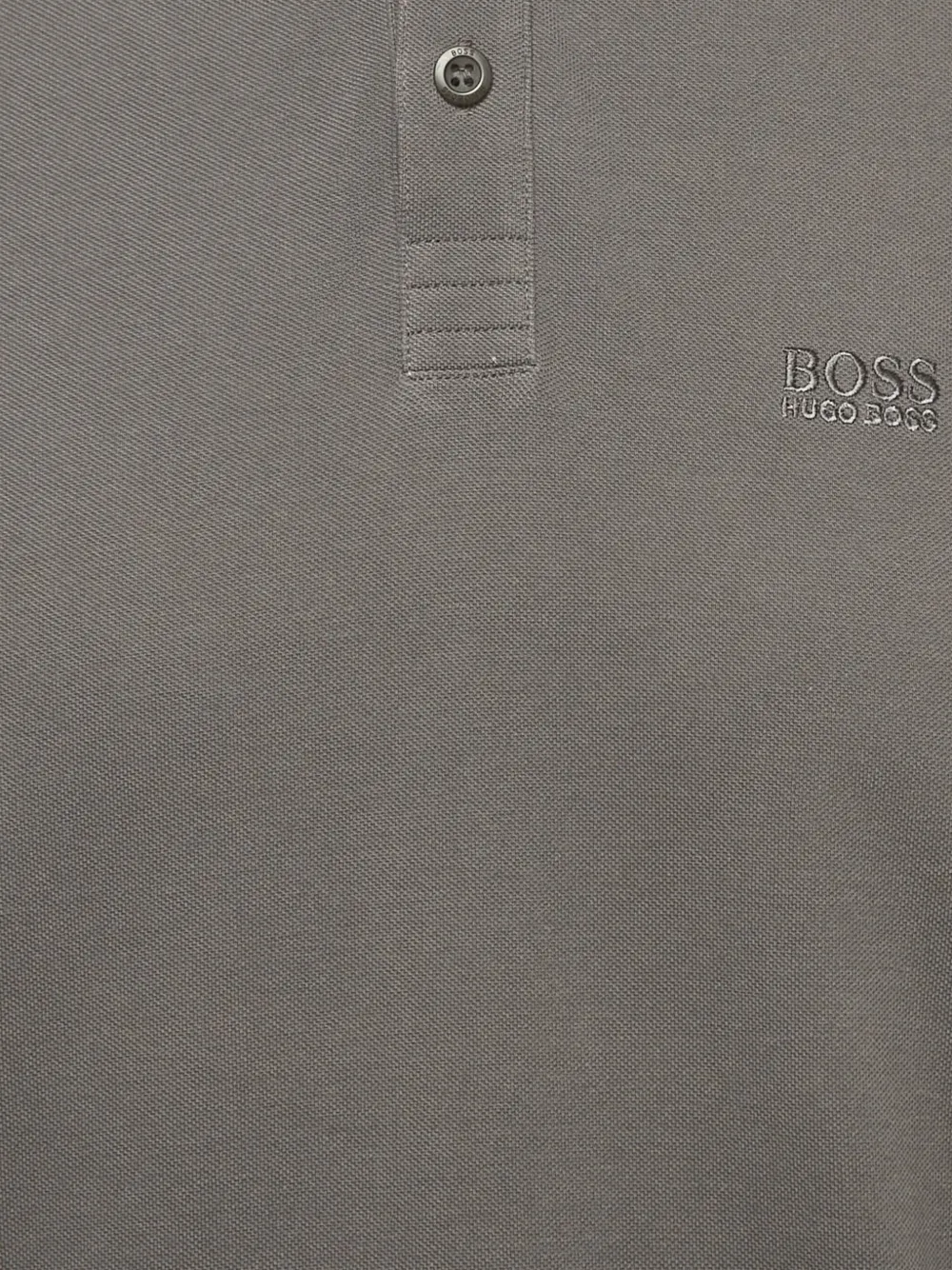 HUGO BOSS Pre-owned Pima Cotton Polo Shirt In Gray