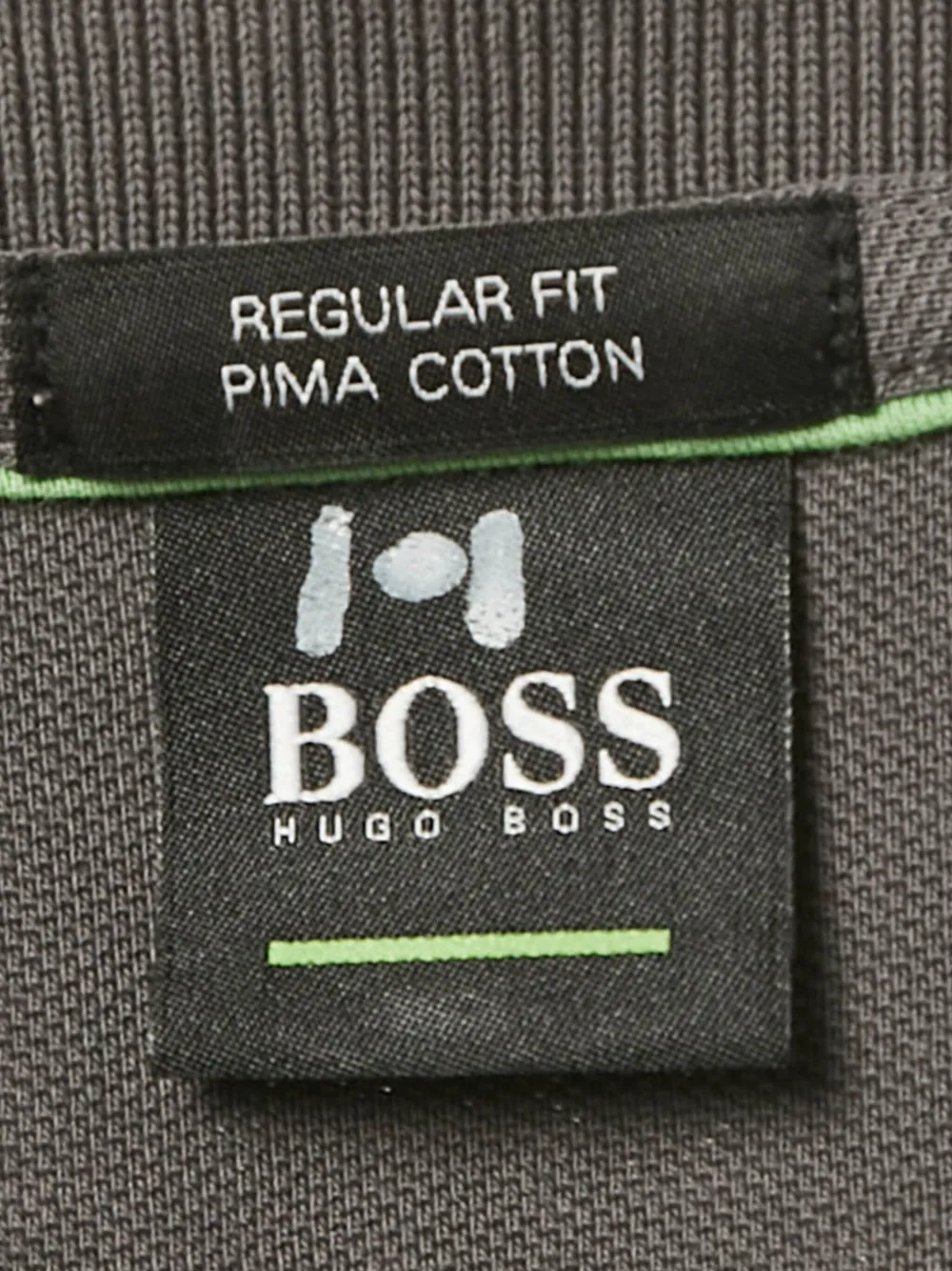 HUGO BOSS Pre-owned Pima Cotton Polo Shirt In Gray