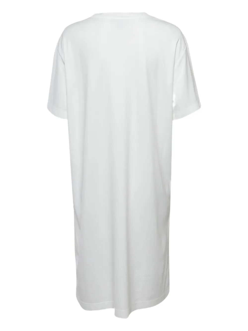 Louis Vuitton Pre-Owned Jurk verfraaid met pailletten en luipaardprint - Wit