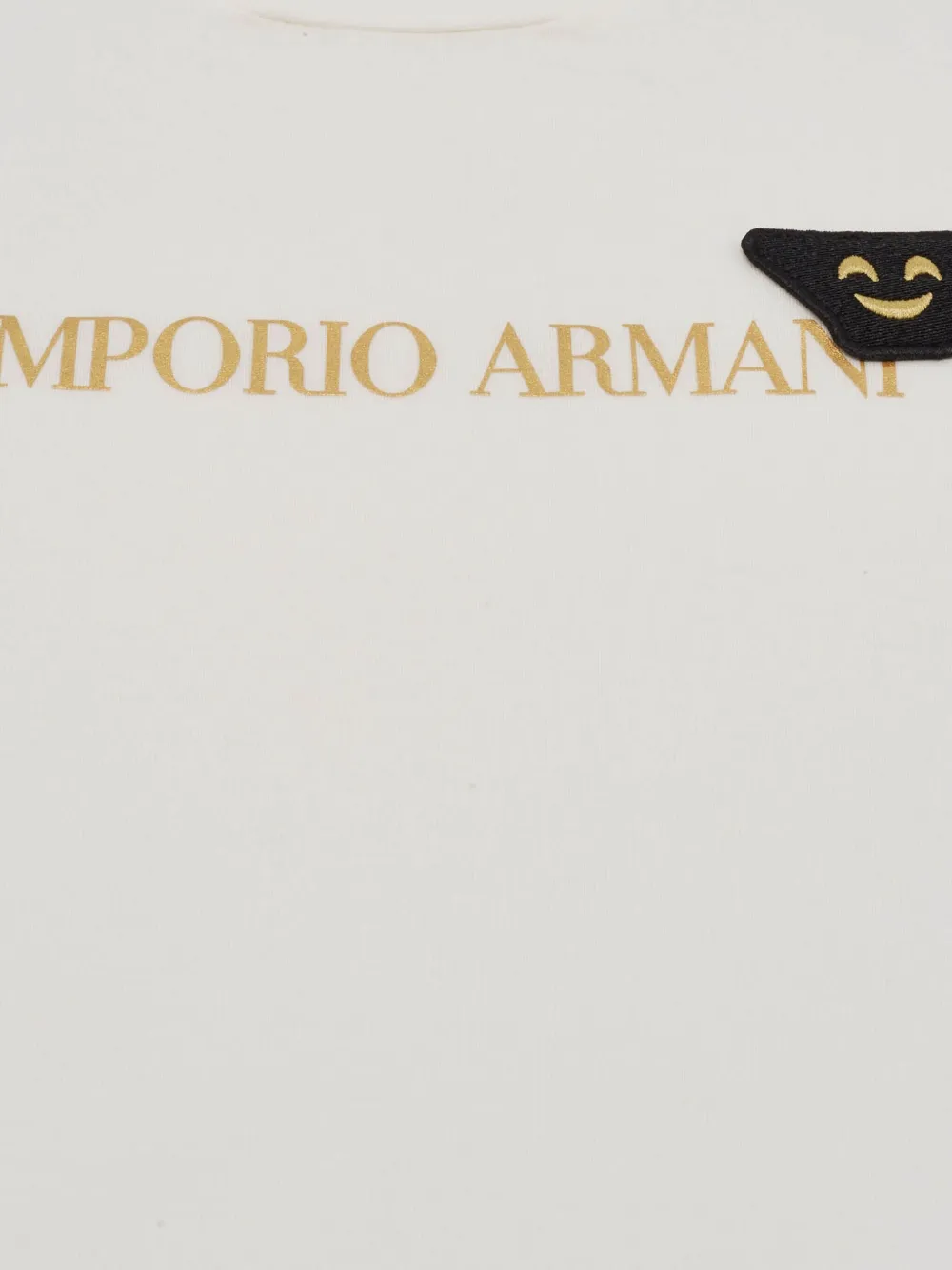 Emporio Armani Pre-Owned T-shirt met logoprint Wit