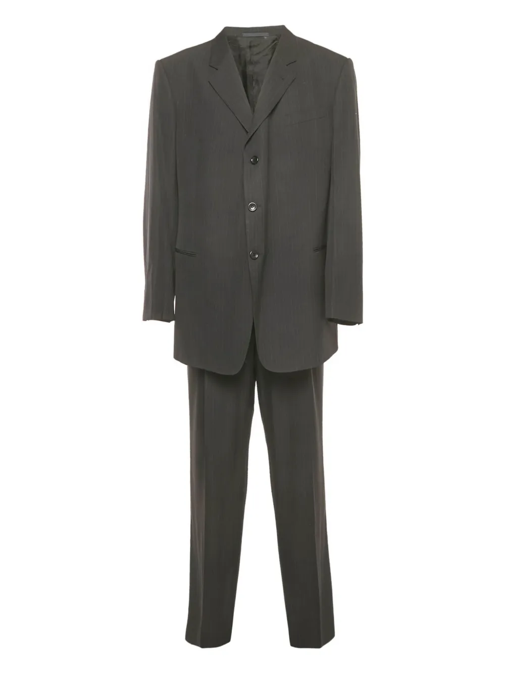 Giorgio Armani Pre-Owned stripe-pattern suit | Black | Image 1