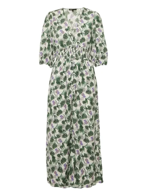 Maje floral-print midi dress