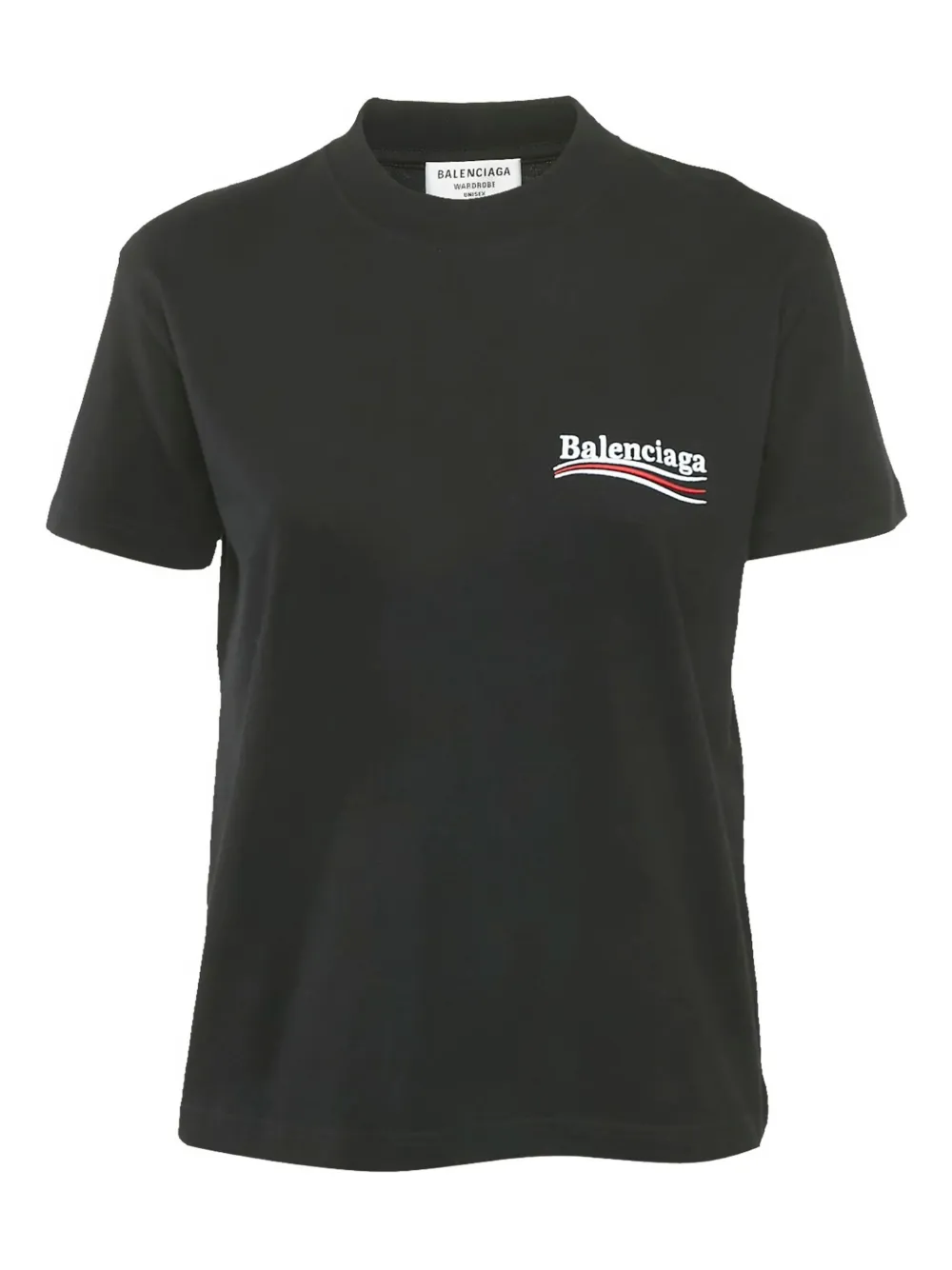 Balenciaga Pre-Owned playera con logo bordado | negro | Image 1
